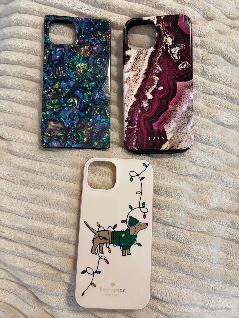 kate spade Dachshund w Holiday Lights iPhone Case, Burga & Flaunt iPhone 13